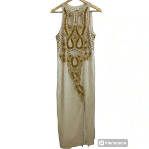 Gunit Womens Vintage Beaded NWT Evening Wedding Dress